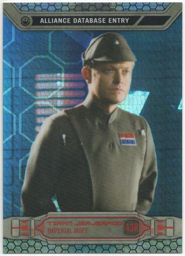 2014 Star Wars Chrome Perspectives RIFRATTORE PRISMA #43R TIAAN JERJERROD #080/199