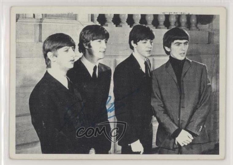 1964 Topps Beatles 2nd Series Red Back The Beatles Ringo Starr #63 0s4