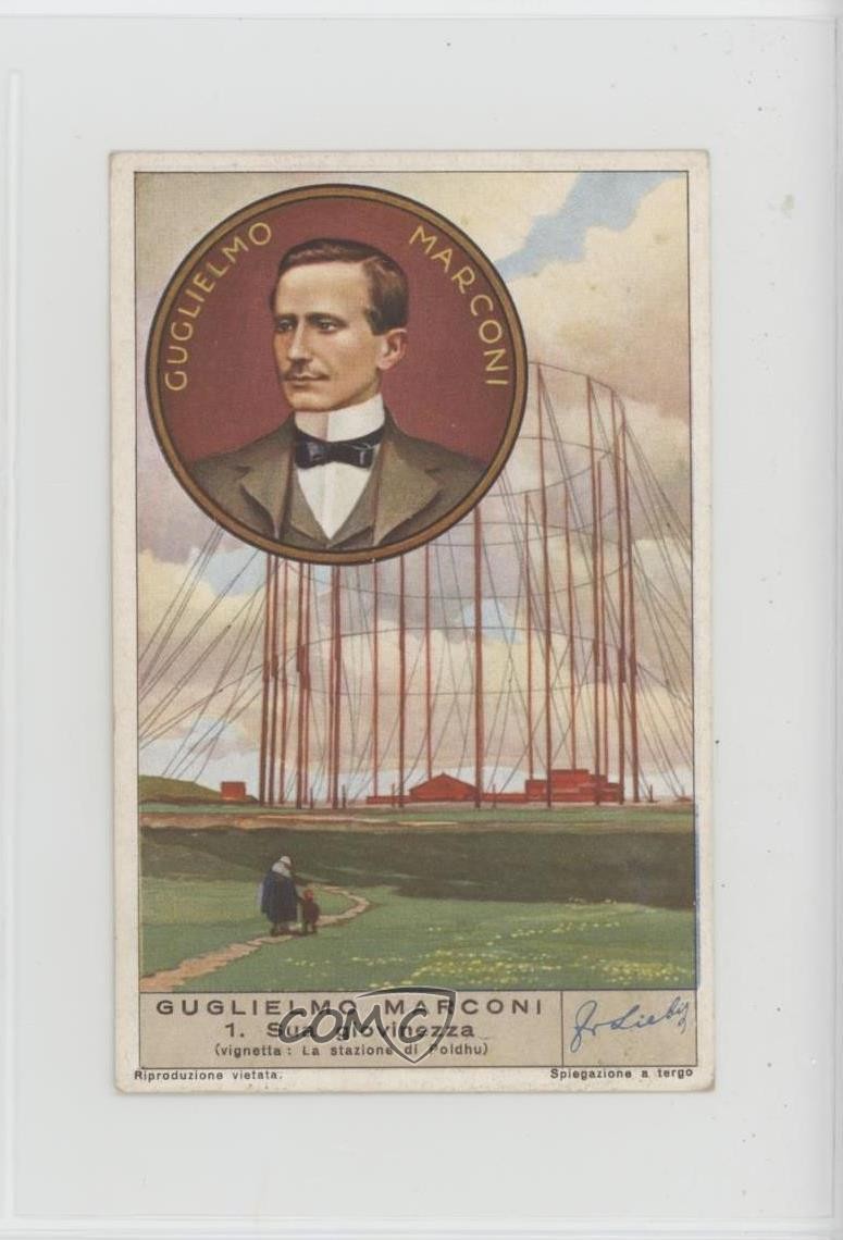 1938 Liebig Guglielmo Marconi italiano Guglielmo Marconi Sua giovinezza #1 15ia