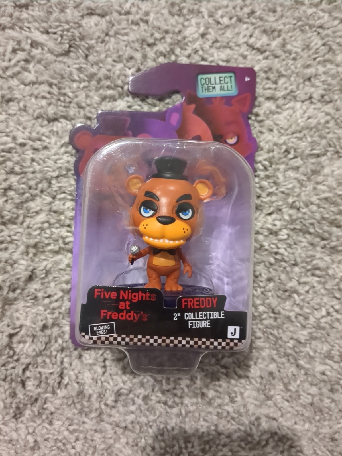 Jazwares Five Nights At Freddy’s FNAF Glowing Eyes FREDDY 2” Minifigure 2025