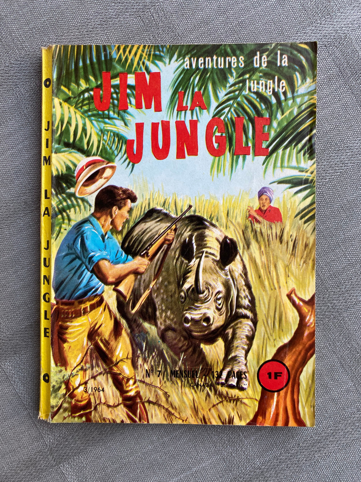 Jim La Jungle N°7 Un Caso Di Spionaggio Edi-Europ 1964 In Buone Condizioni