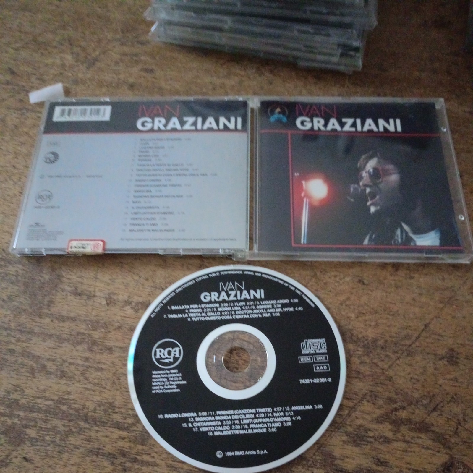 IVAN GRAZIANI - ALL THE BEST   CD RCA 1994