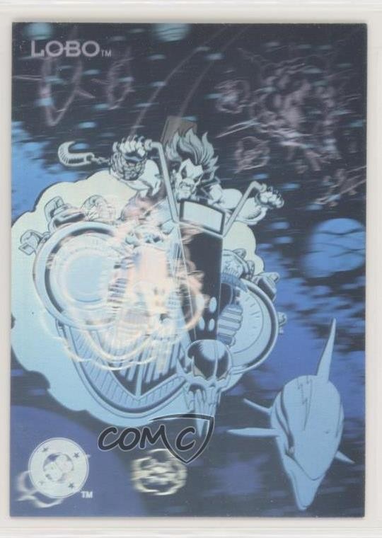 SkyBox DC Cosmic Teams 1993 ologrammi Lobo #DCH13 0u7