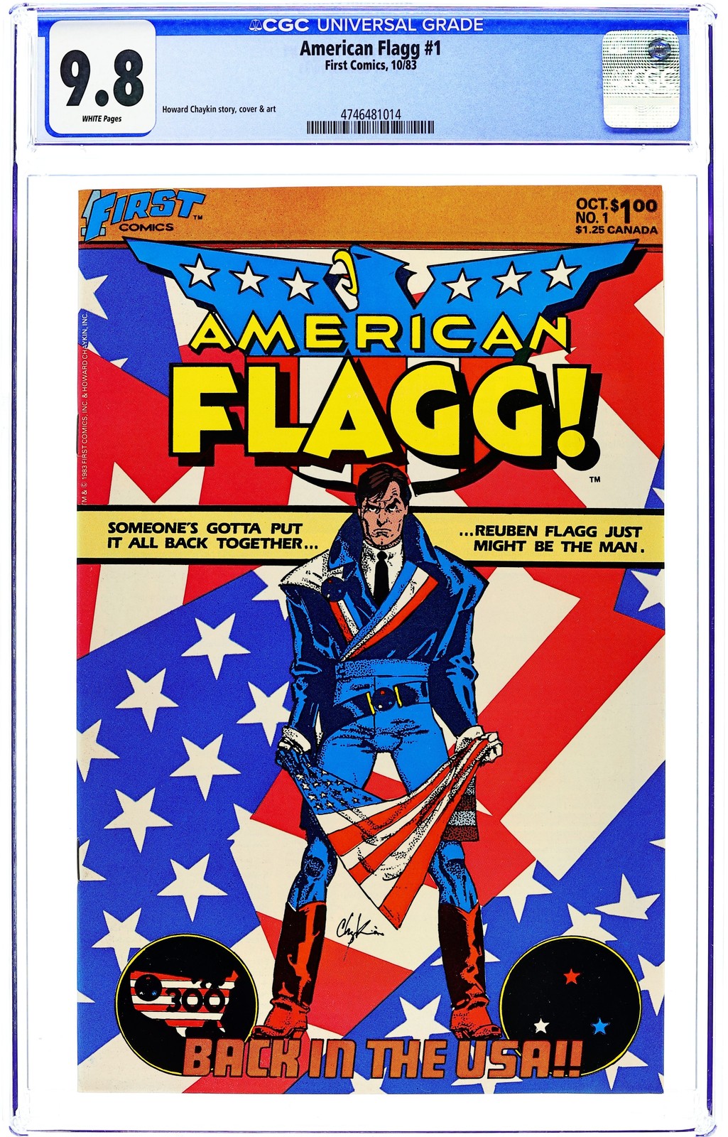 American Flagg #1 CGC 9.8 1983 4746481014