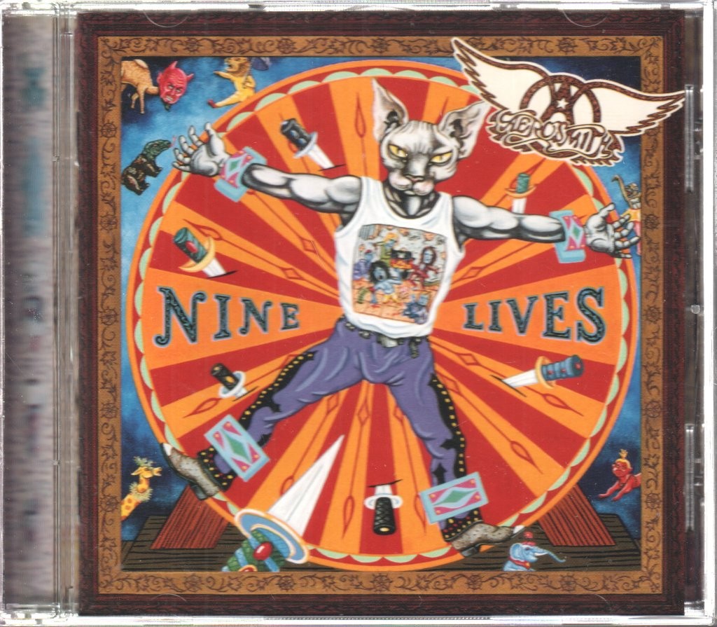 Aerosmith Nine Lives CD Europa Columbia 1997 COL4850202