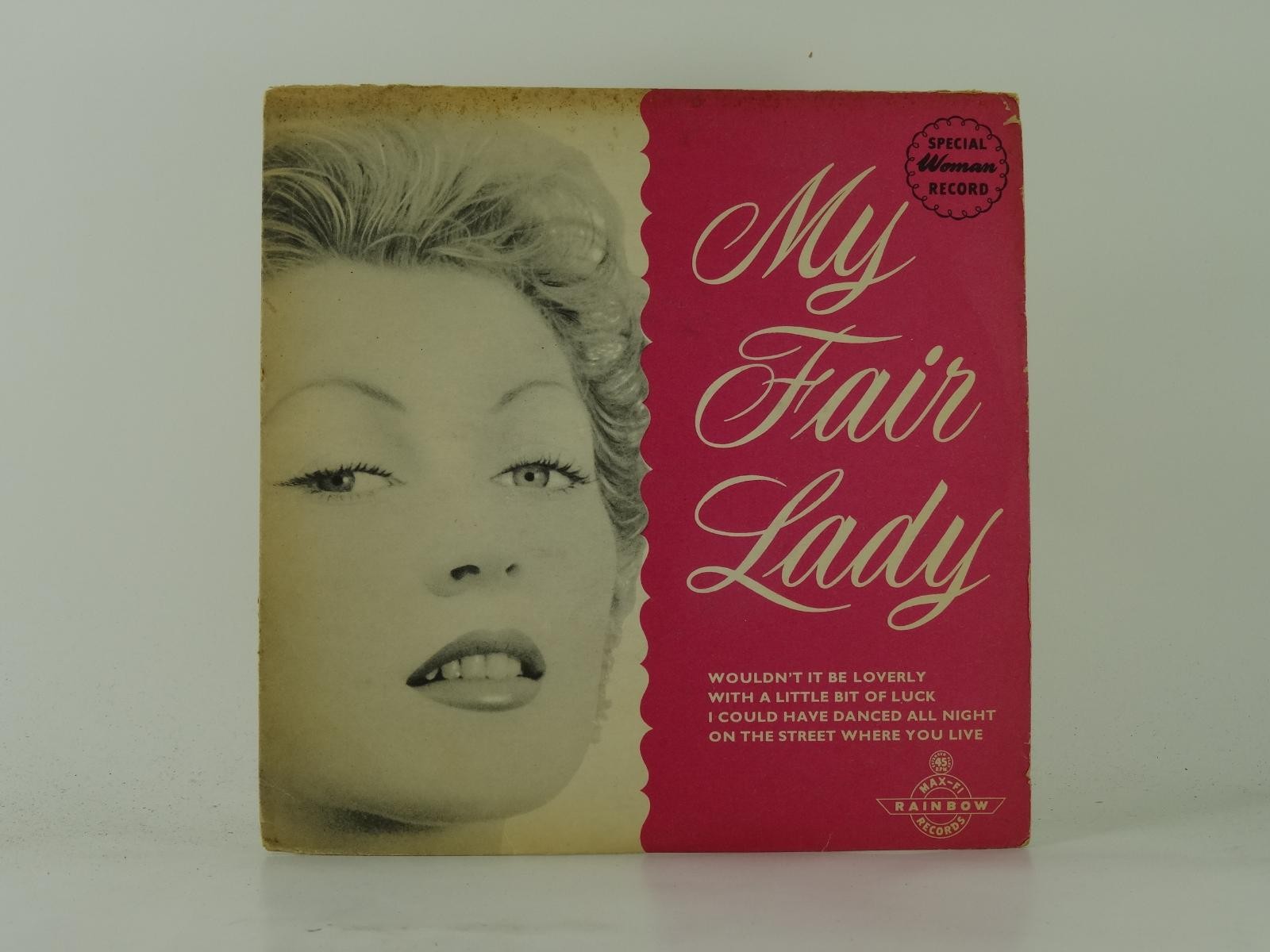EVELYN SHARPE CHARLES PECK ROBERT BACK MY FAIR LADY (44) 4 Track 7" Single inclu
