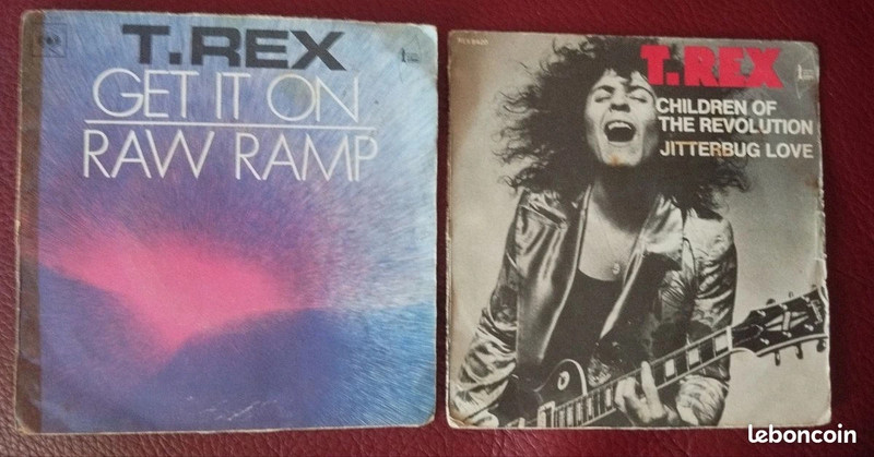 2 Vinyles 45 Tours T.REX