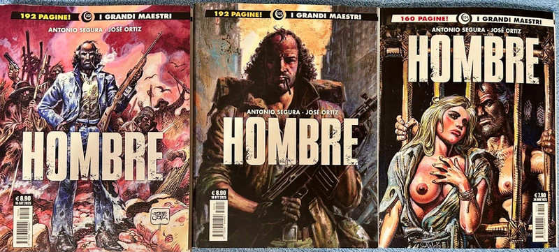 Hombre , 3 albi , Antonio Segura e Jose Ortiz