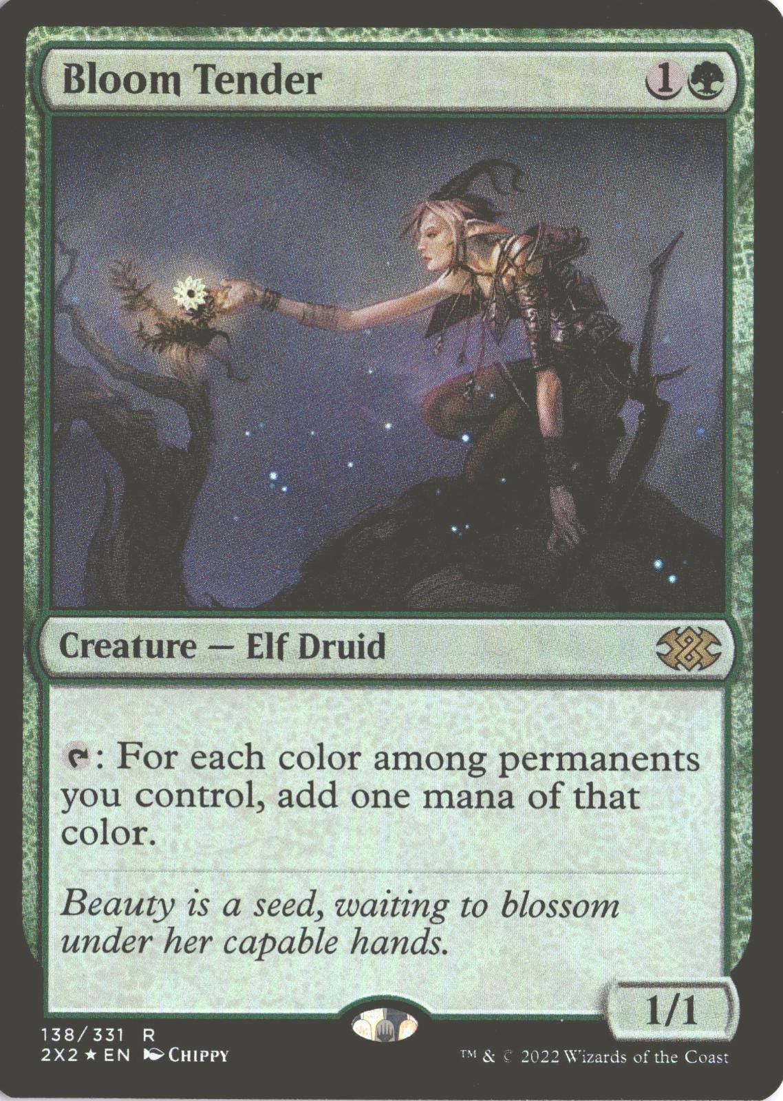 MTG Bloom Tender (138) *Foil* Base Rara Doppio Masters 2022 quasi nuova