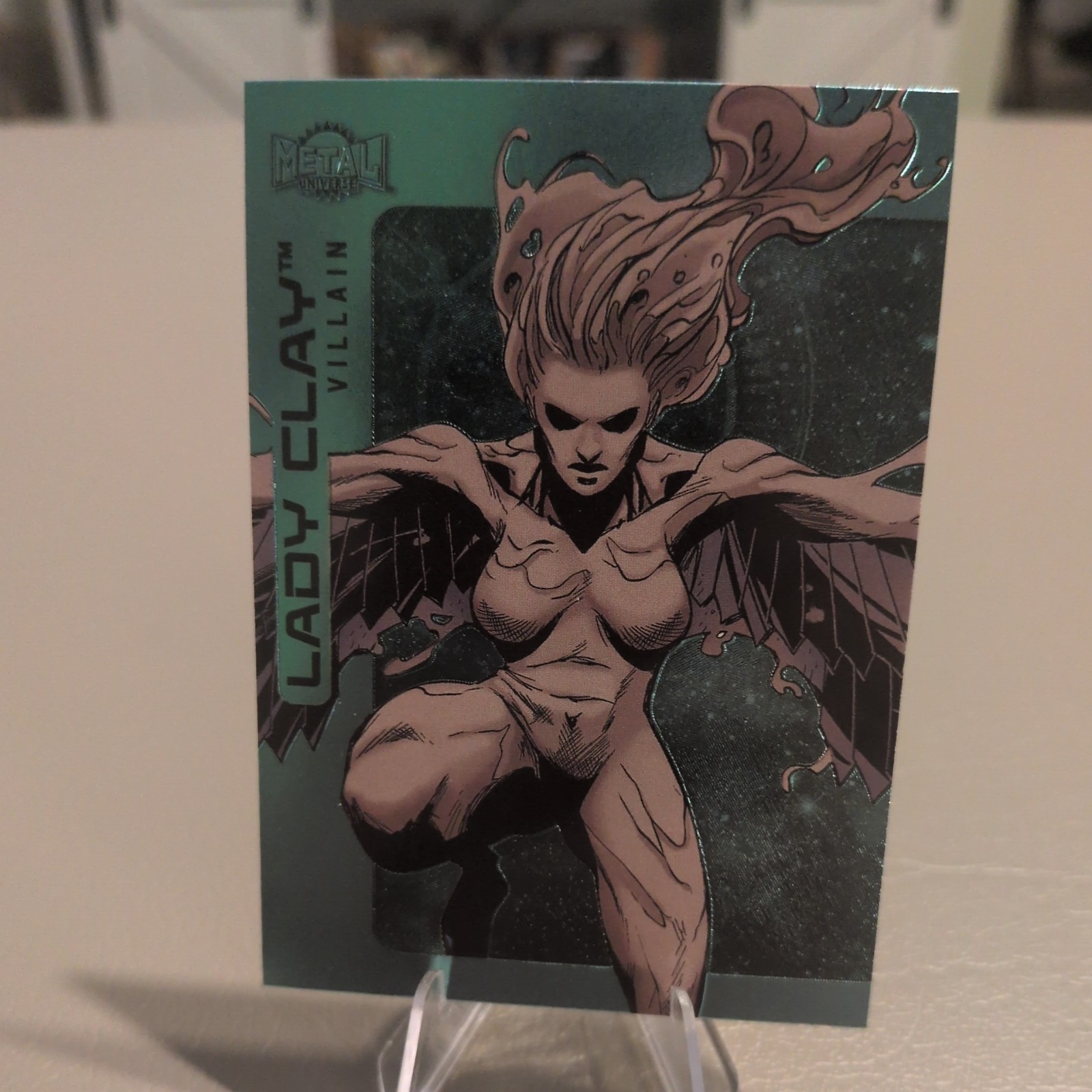 Scheda Lady Clay Aqua FX SP Parallel DC Batman Skybox Metal Universe 2025 #128