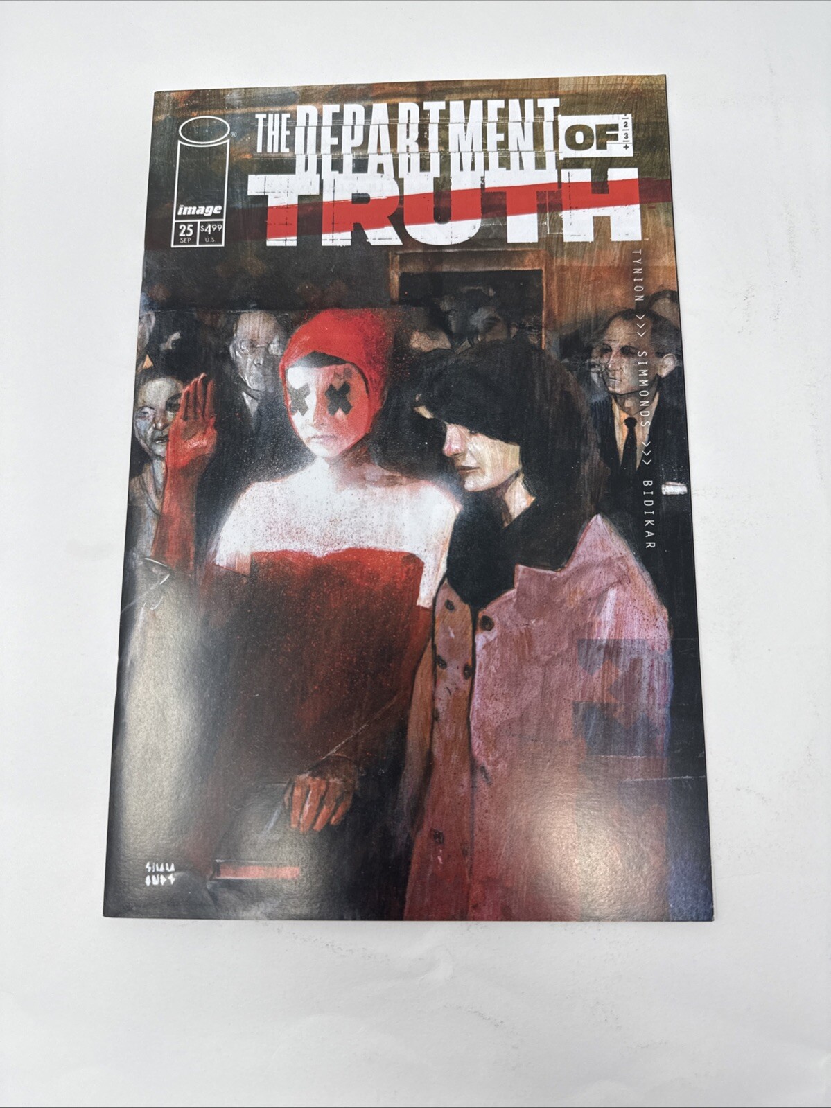 Dipartimento della Verità 25 Immagine Fumetto Fumetto Nuovo con etichette Copertina A