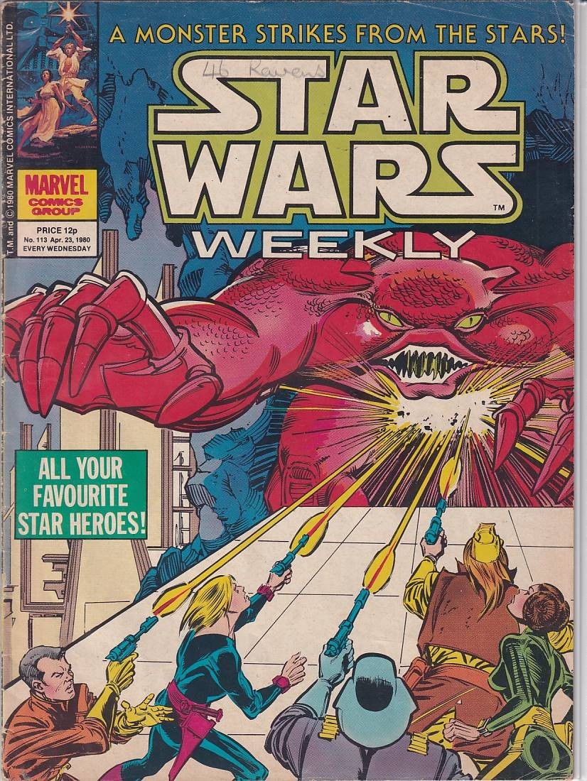44022: MARVEL STAR WARS SETTIMANALE #113 grado VG