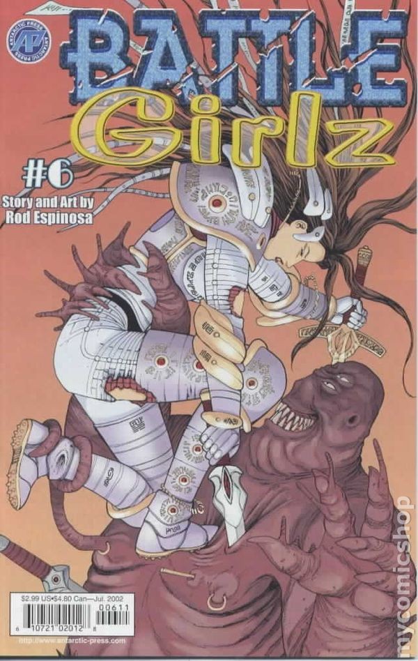 Battle Girlz #6 FN 2002 immagine stock