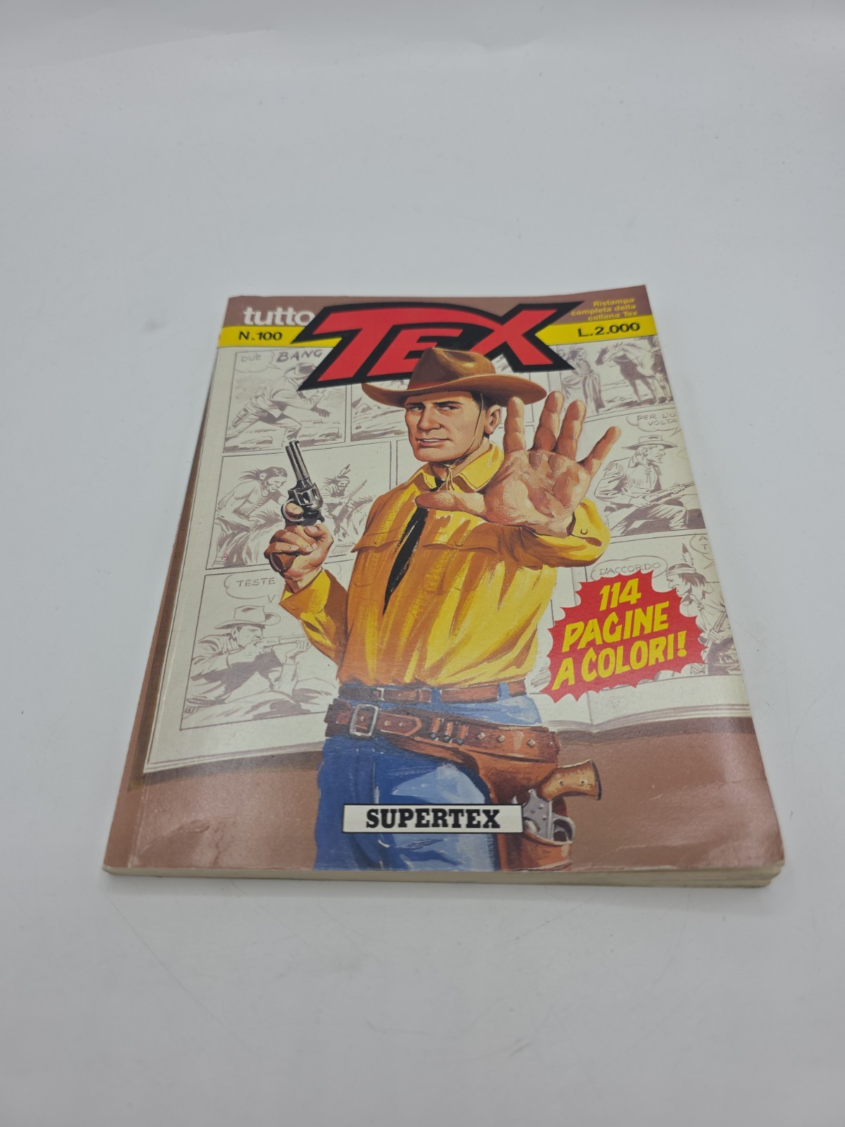 TEX 100 - tutto Tex originale - SuperTex tutto a colori - buone condizioni 