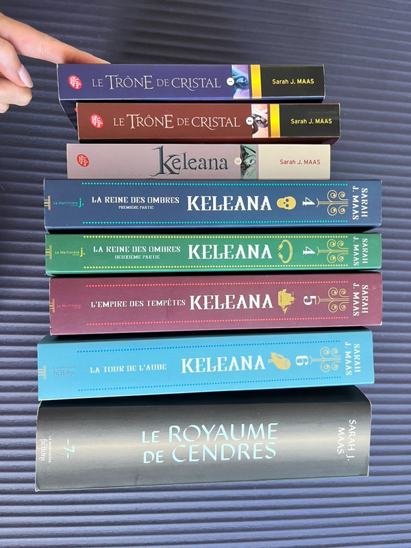 Série complète Keleana/ trône de Crystal