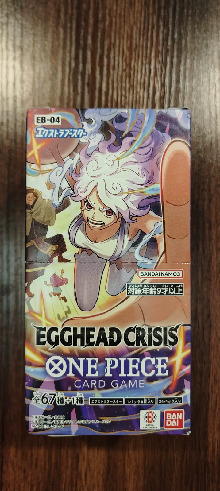 One Piece Card Game Japanese Egghead Crisis EB04 Booster Box sigillato IN MAGAZZINO