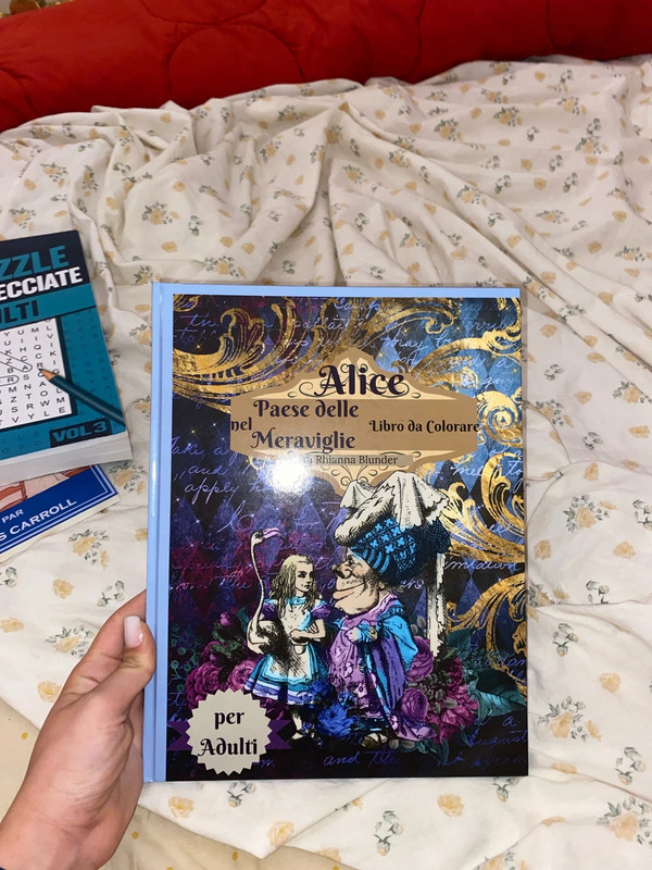 Alice nel paese delle meraviglie da colorare per adulti