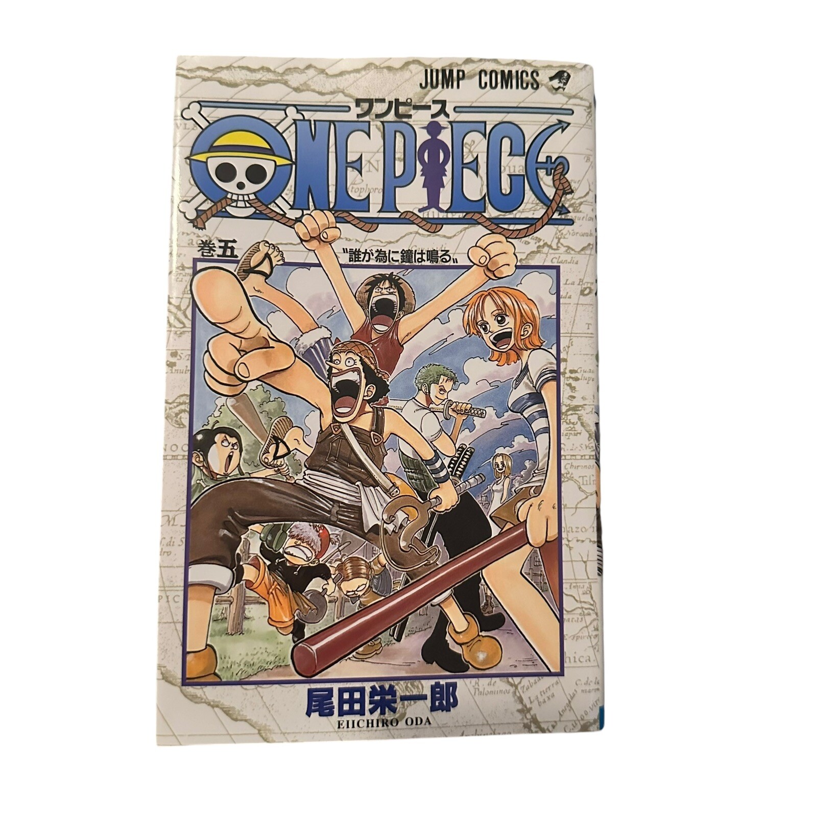 One Piece #5 libro manga giapponese Jump Comics Eiichiro Oda SHOHAN