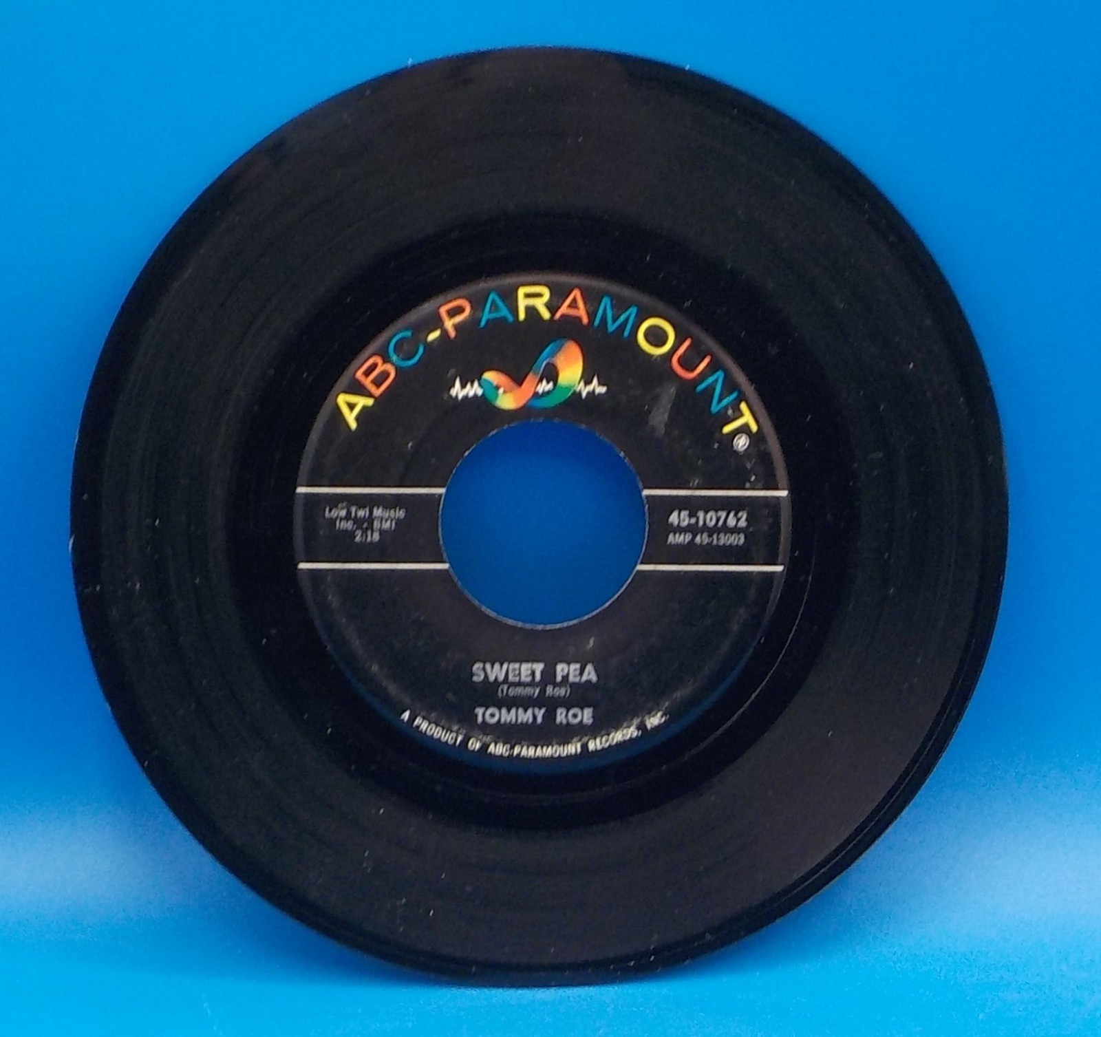 Tommy Roe 45 "Sweet Pea / Much More Love" VG++ M1