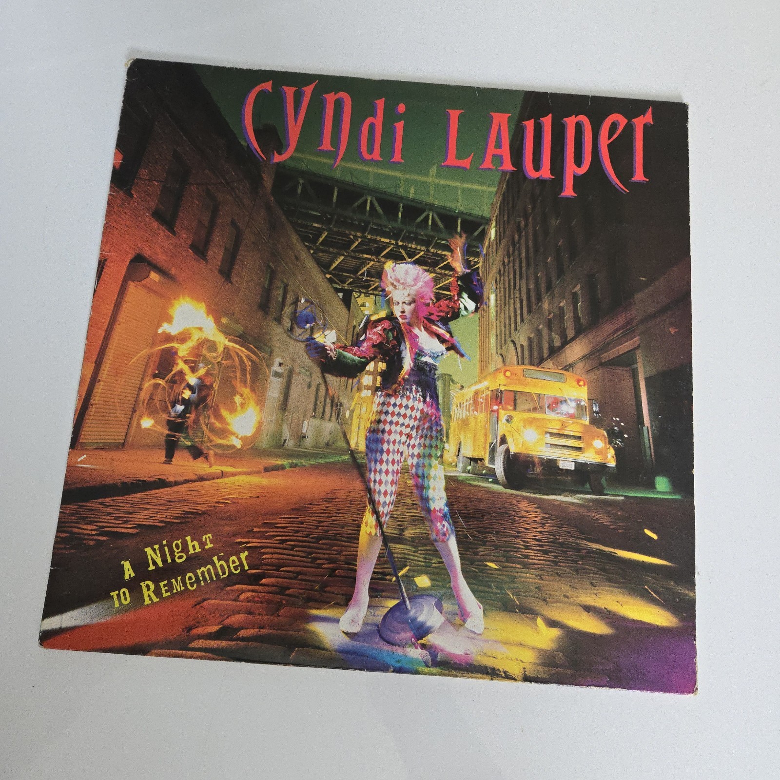 Cyndi Lauper A Night To Remember Album  12' Vinyl Record 1989 First Press 
