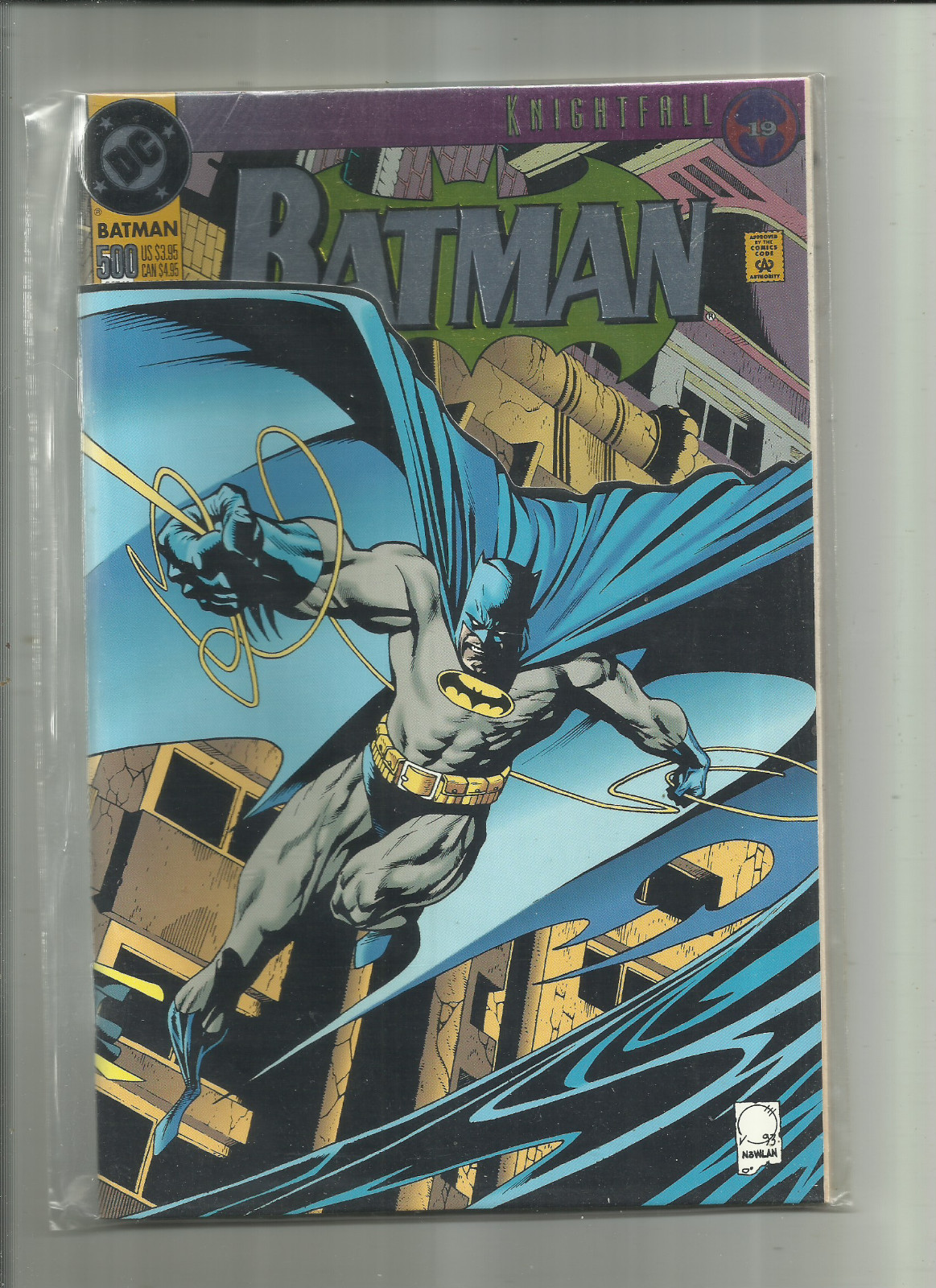 Batman .  # 500  . Knightfall .  DC Comics .