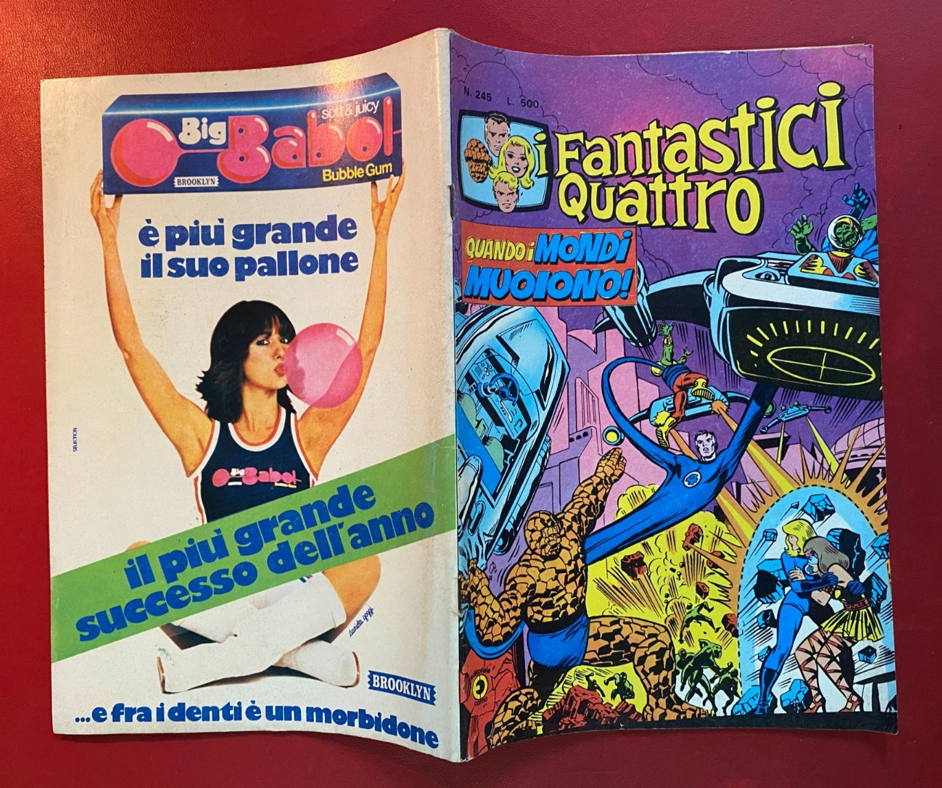 I FANTASTICI QUATTRO n. 245 Ed. Corno (1980) Fumetto Marvel