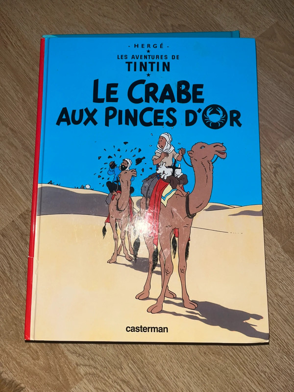 Tintin et le crabe aux pinces d’or - BD