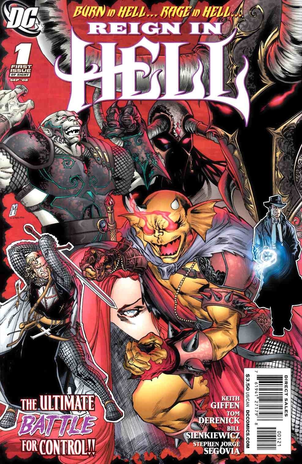 Copertina variante Reign in Hell #1 Clark (2008) molto bella (8.0) spedizione gratuita oltre 50€