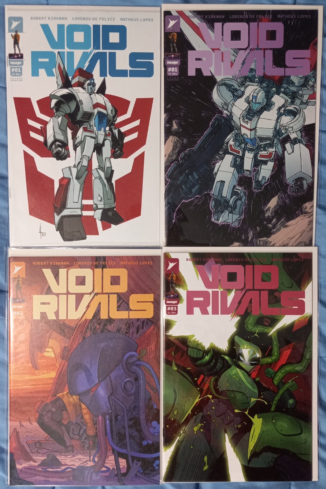 Void Rivals #1, 2 & 3 NM Lot Set Full Run #1 2nd & 3rd Print