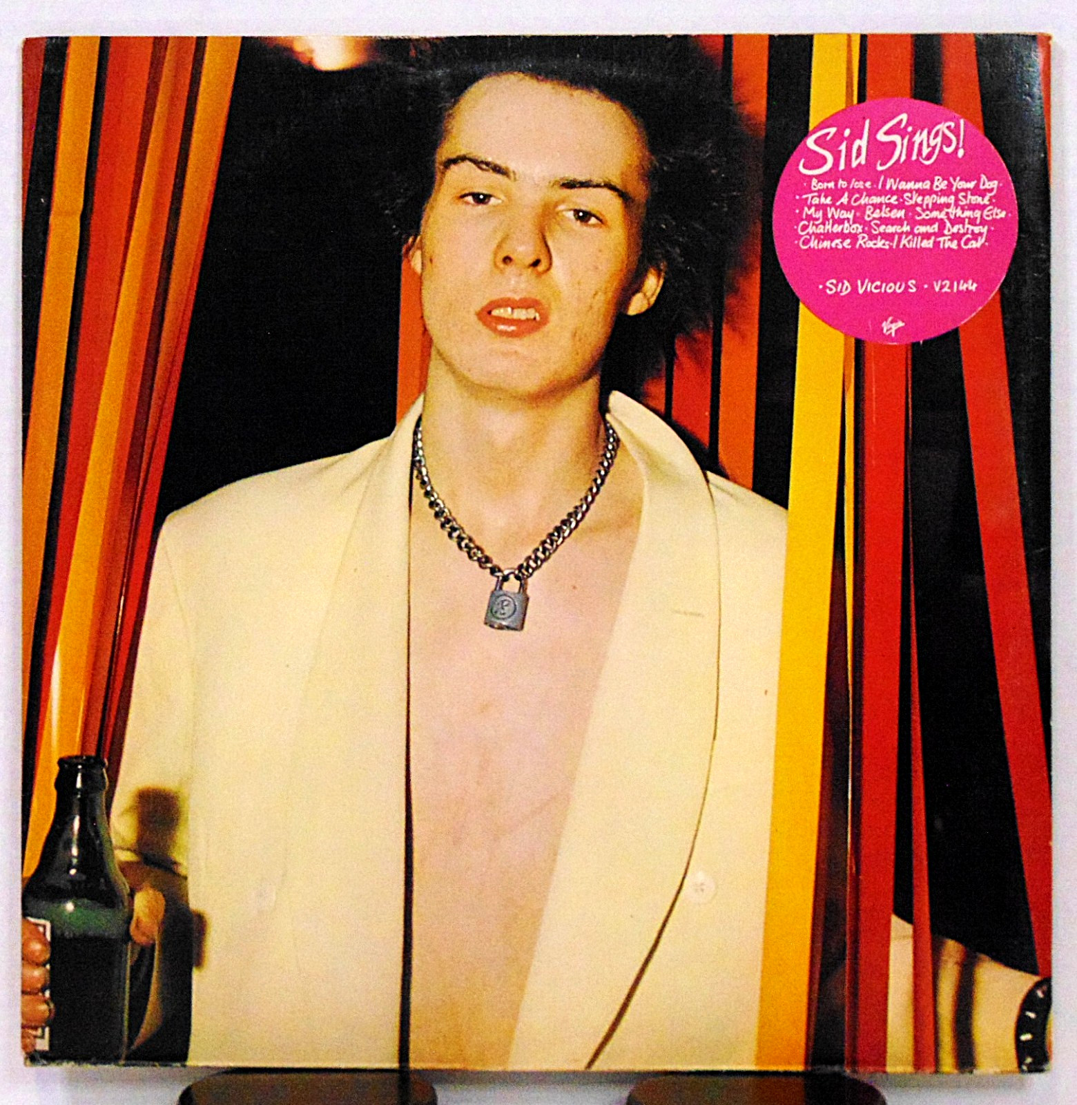 Sid Vicious – Sid Sings - 1979 Virgin Punk Rock Vinyl LP Record Album Import