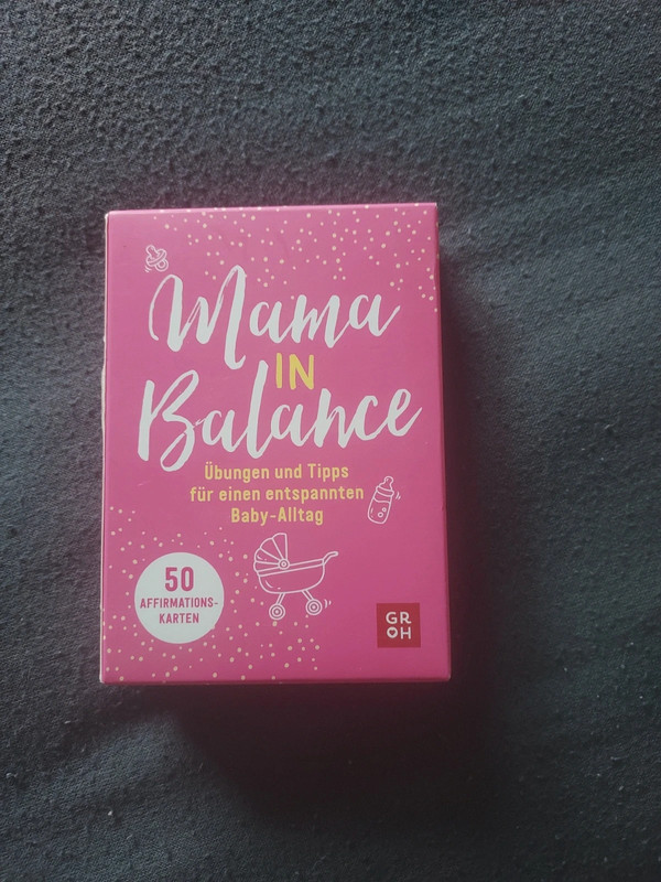Mama in balance Karten