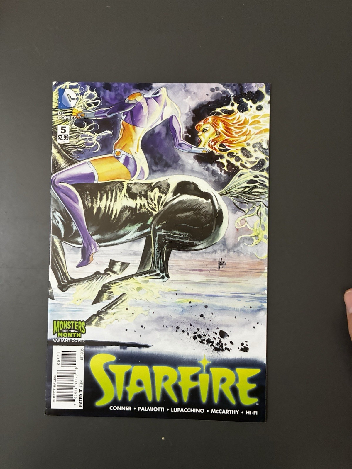 🍟 STARFIRE #5 DC COMICS 1° STAMPA MOSTRI DEL MESE VARIANTE COPERTINA