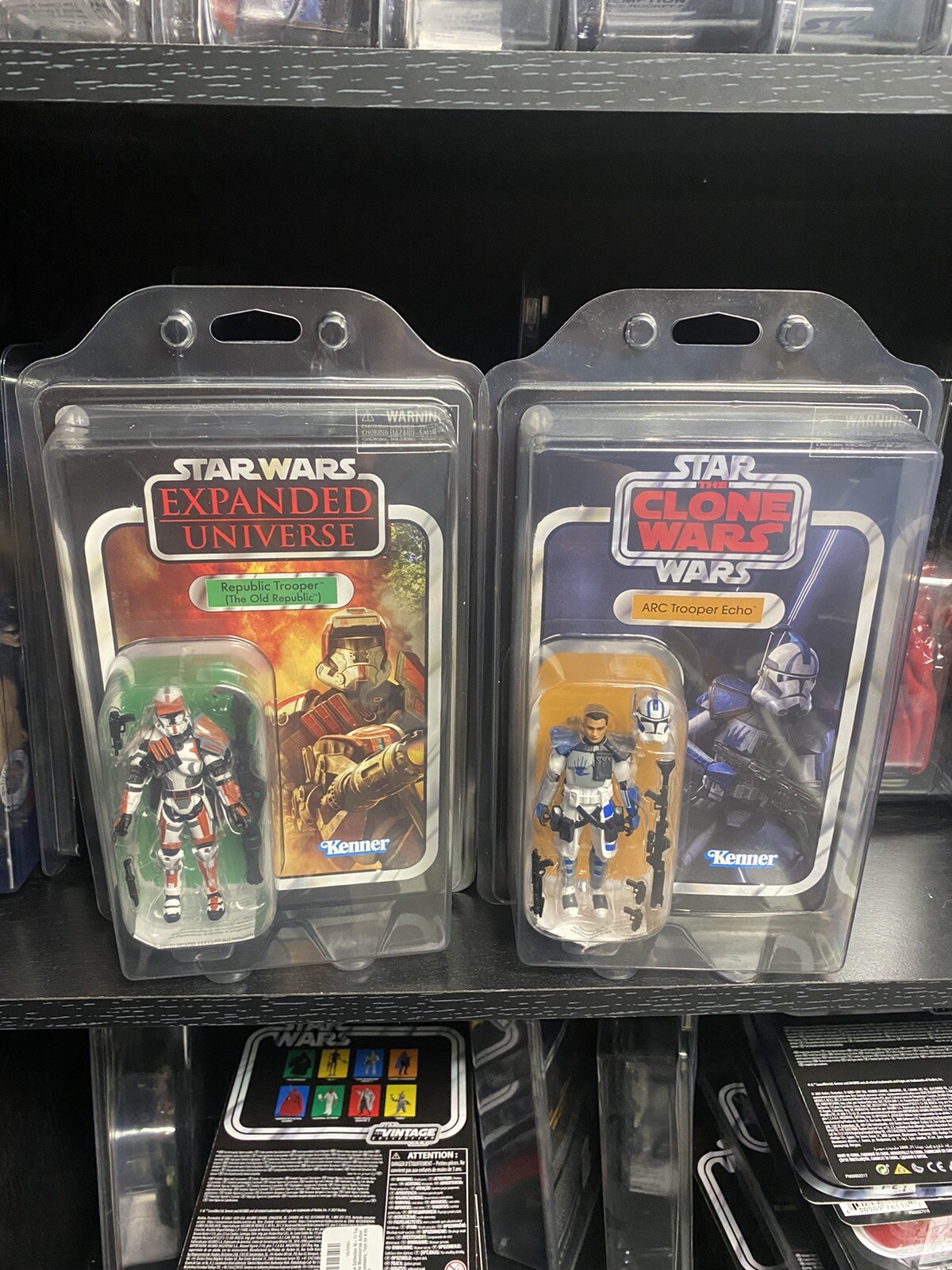 12 Vetrine Protettive per Star Wars/GI Joe Collezione Vintage,