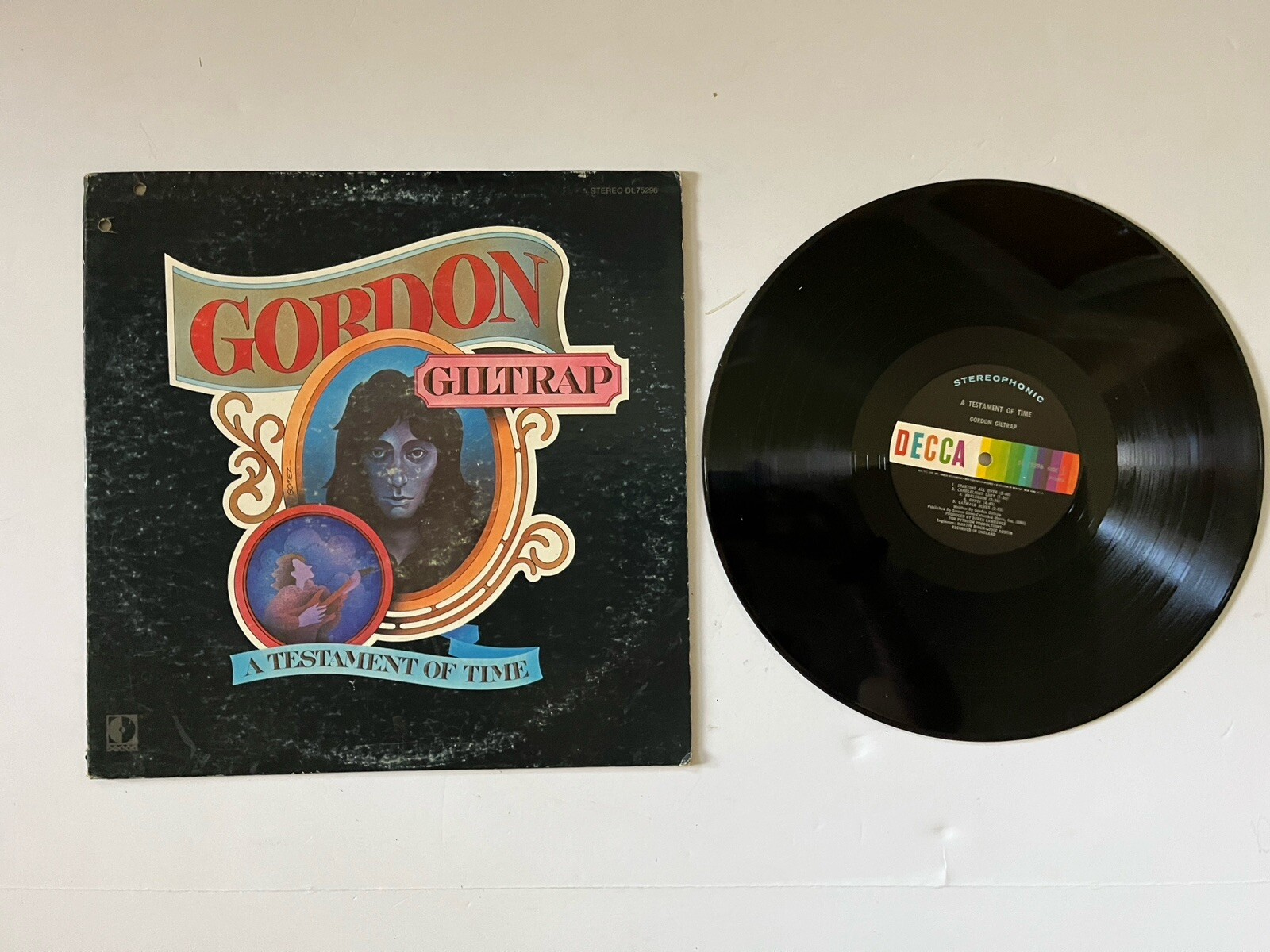 1971 GORDON GILTRAP A TESTAMENT OF TIME MCA Records DL 75296 USA VINYL LP