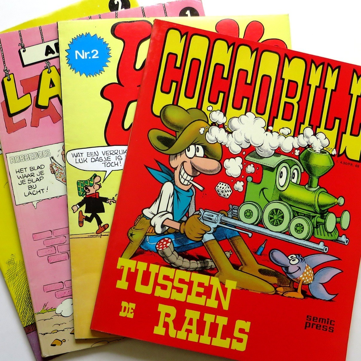 COCCO BILL ecc. = lotto 4 fumetti antichi Jacovitti Capp Lambil 1975-78 PERFETTI