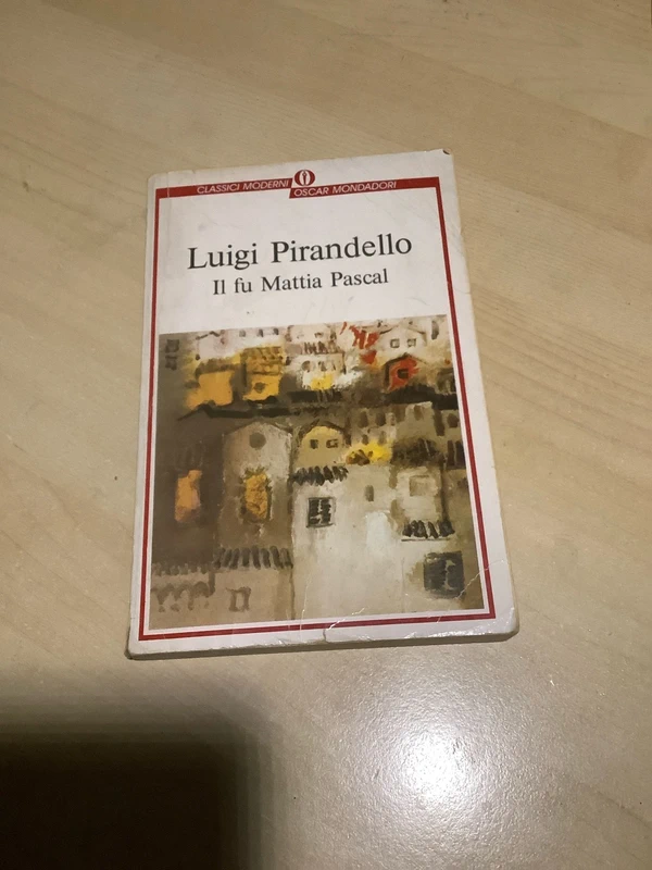 Libro “Il fu Mattia Pascal”