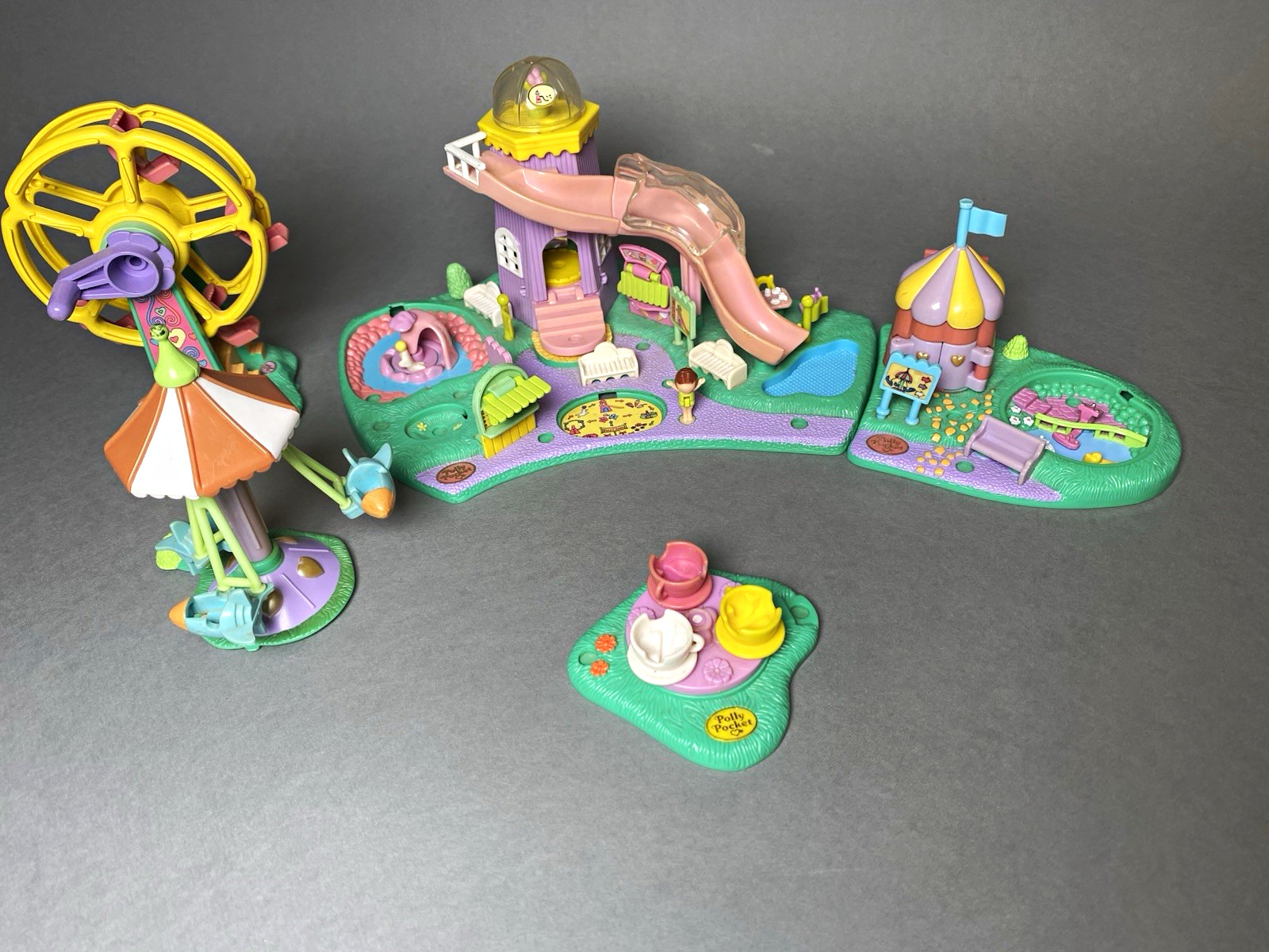 Vintage Bluebird Polly Pocket Rides ’n Surprises Playset (1996)
