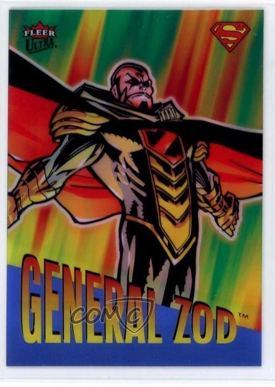 2026 Fleer Ultra Superman '95 Retro Blue General Zod #R-12 0tp5