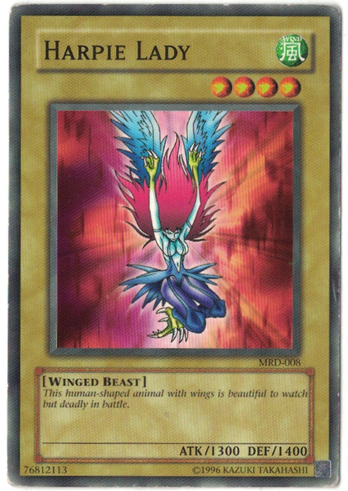 Yu-Gi-Oh! Harpie Lady (HP) Original Art Common MRD-008