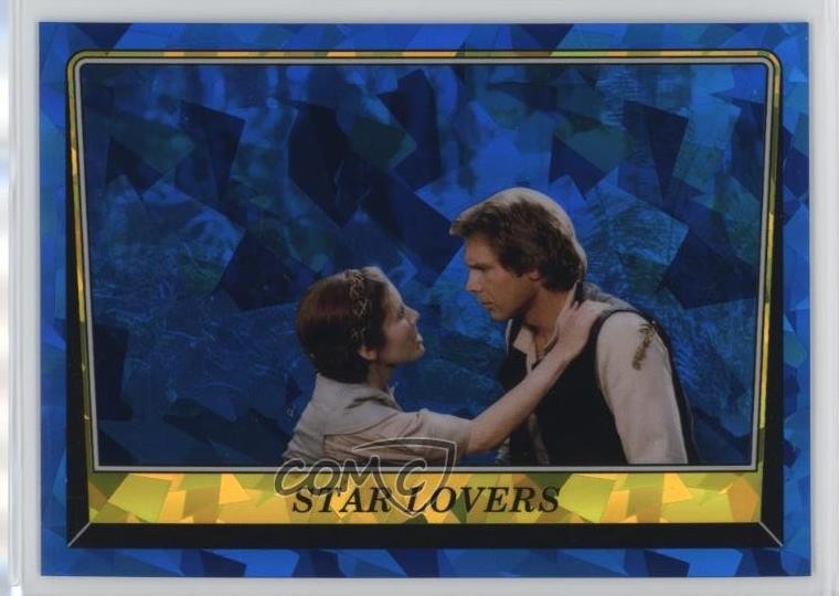 2023 Topps Chrome Sapphire Star Wars ROTJ Star Lovers #187 4z8