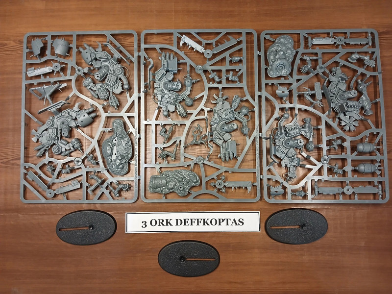 X3 Ork Deffkoptas for Orks Warhammer 40k