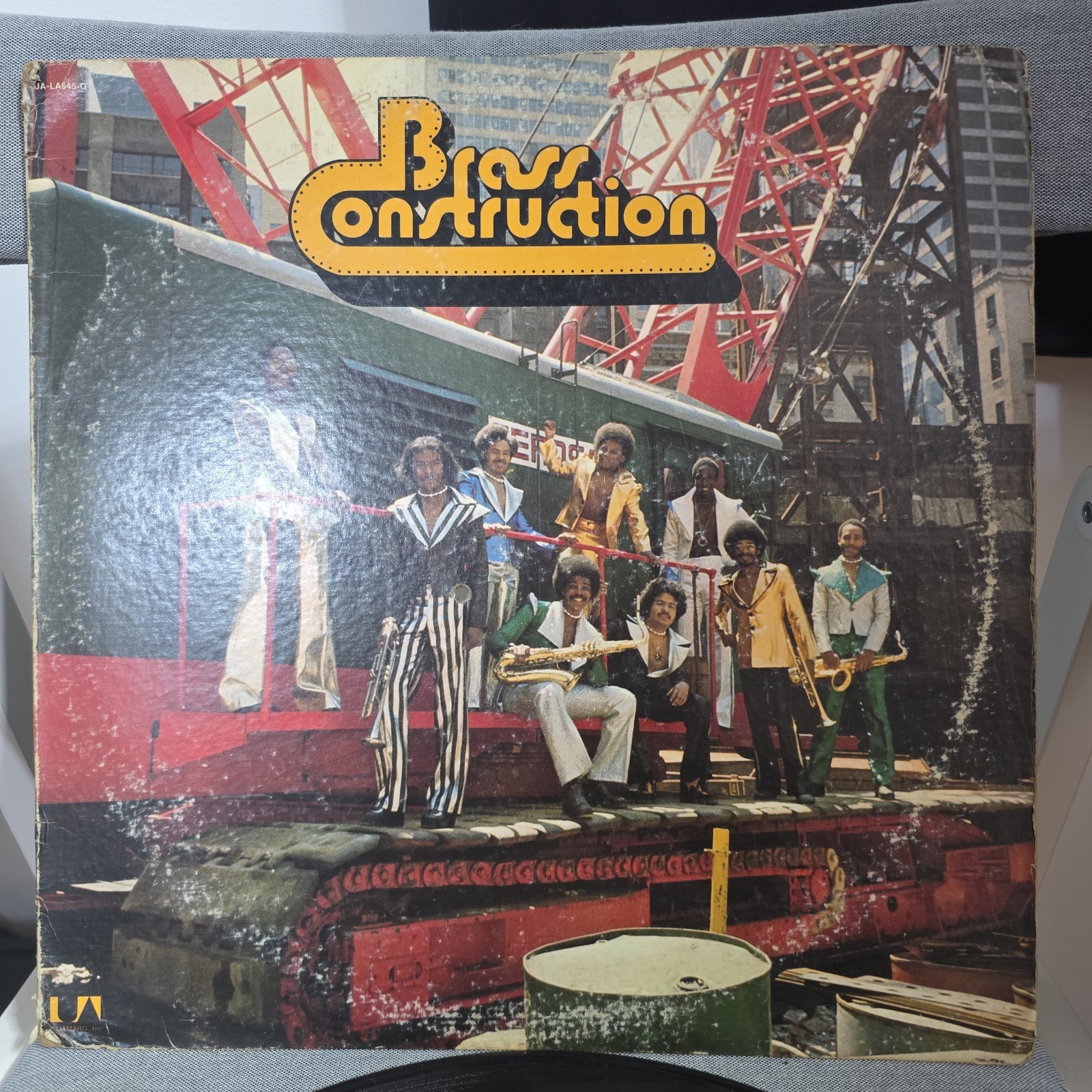 BRASS CONSTRUCTION - Self Titled (1975) - 12" Vinyl Record LP - VG
