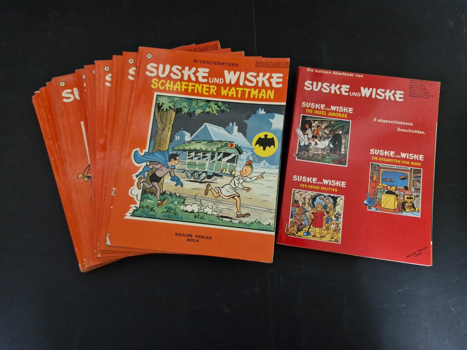 Suske e Wiske fumetto volume 1 - 14 completo + volume da collezione (Rädler Editore) Z1/2