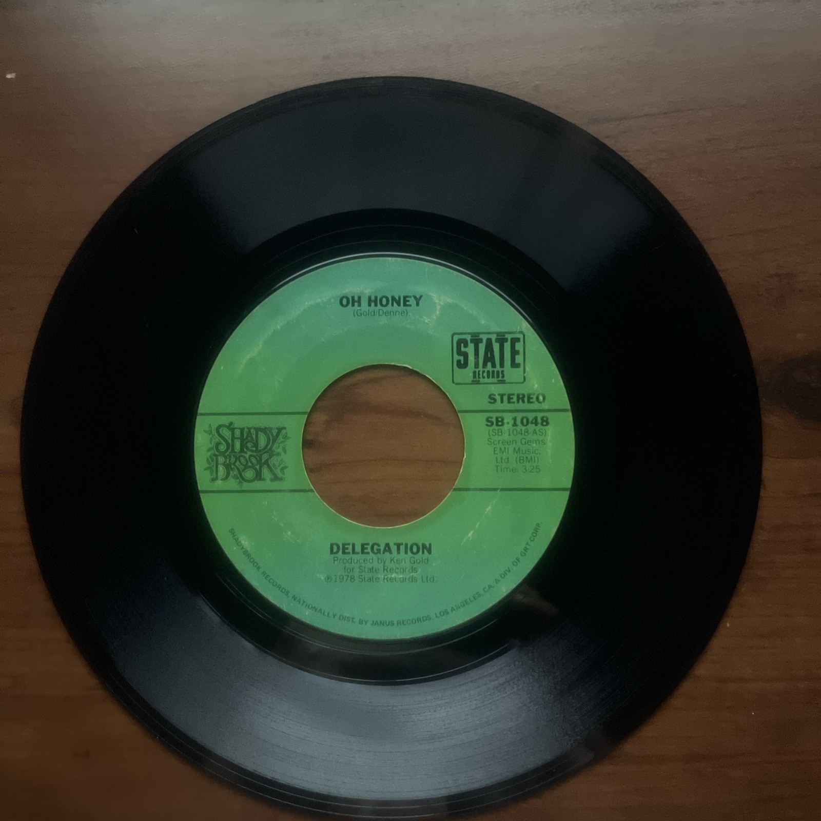 Oh Honey/ Let Me Take You To The Sun By Delegation.  Soul R&B