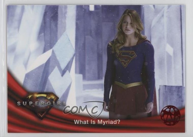2018 Cryptozoic Supergirl Red Foil Supergirl What Is Myriad? #65 2a1