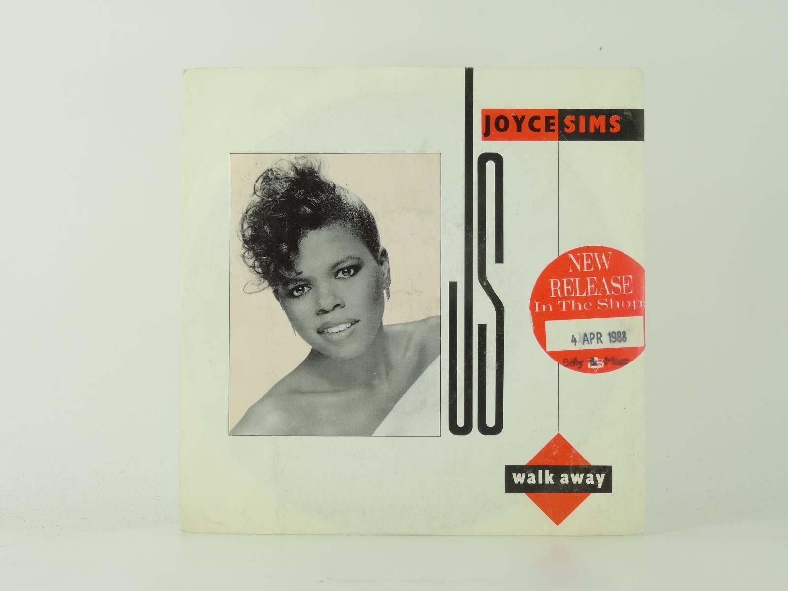 JOYCE SIMS WALK AWAY (20) 2 Track 7" Single including Picture Sleeve LONDON RECO