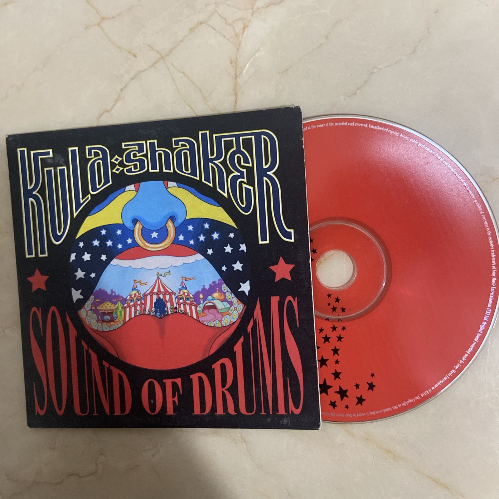 KULA SHAKER~SOUND OF DRUMS (CD 1)~1997 UK 4-TRACK CD SINGLE~COLUMBIA KULA 21CD