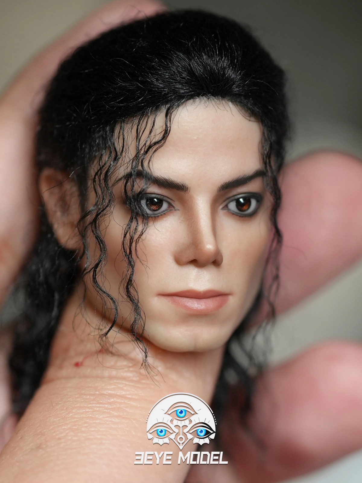 Modello bulbo oculare mobile 1/6 per accessori figure corpo INART Jackson 12" senza testa