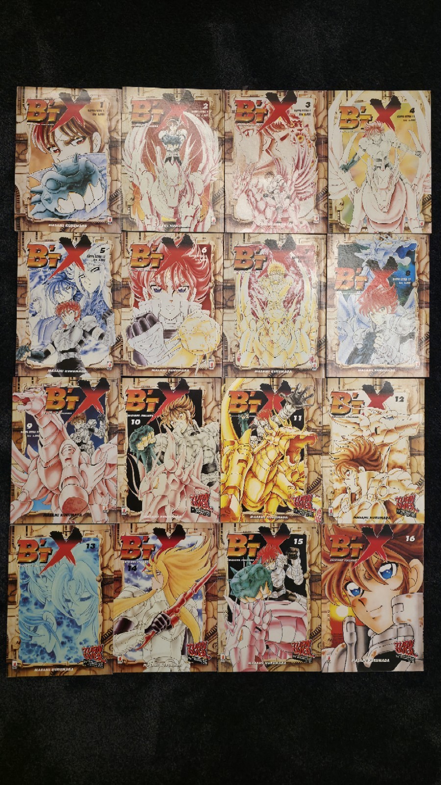 B'T X Serie Completa in 16 Volumi Edizione Italiana Masami Kurumada