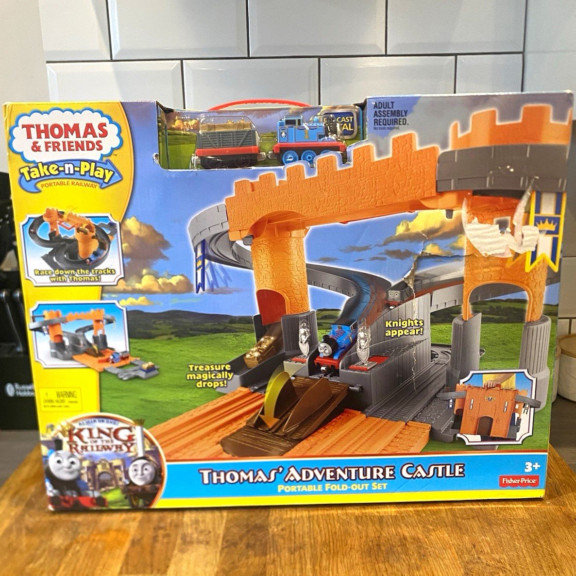 Fisher-Price Thomas & Friends Avventura Castello Pista Layout Nuovo con Scatola Vintage